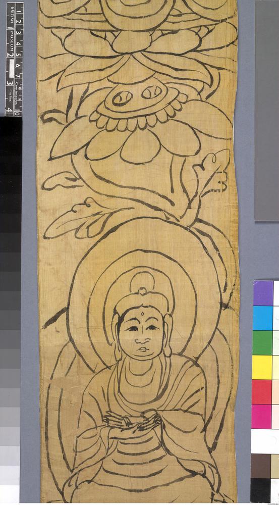 图片[9]-banner; painting; 幡(Chinese); 繪畫(Chinese) BM-1919-0101-0.195-China Archive